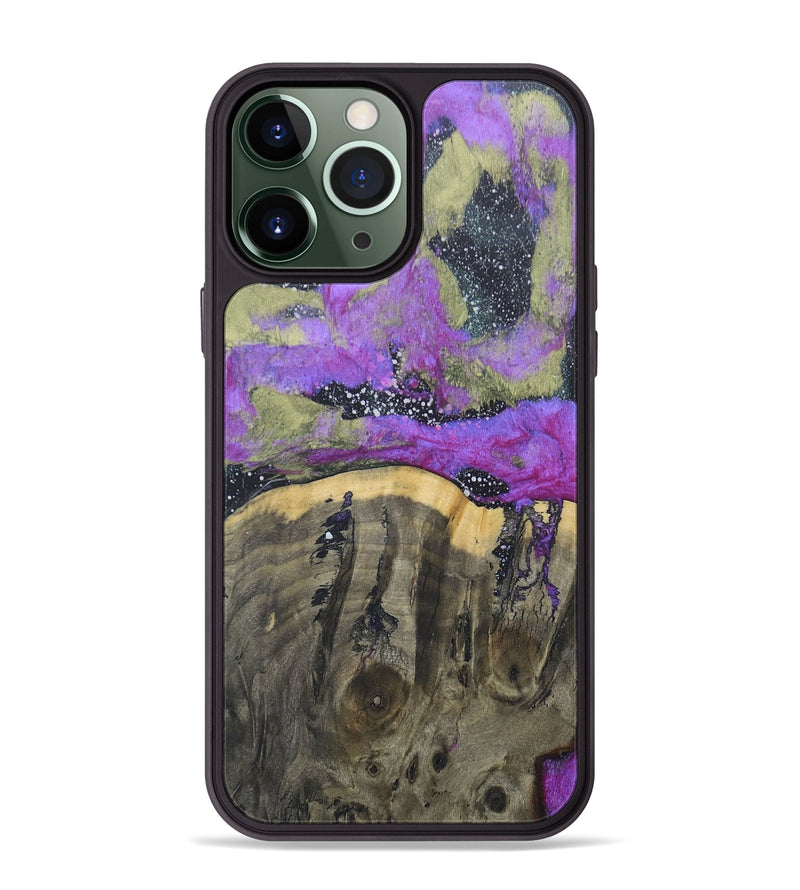 iPhone 13 Pro Max Wood+Resin Phone Case - Jennifer (Cosmos, 685985)