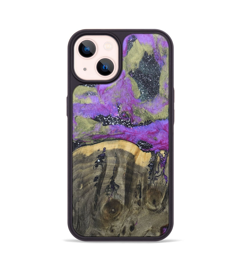 iPhone 14 Wood+Resin Phone Case - Jennifer (Cosmos, 685985)