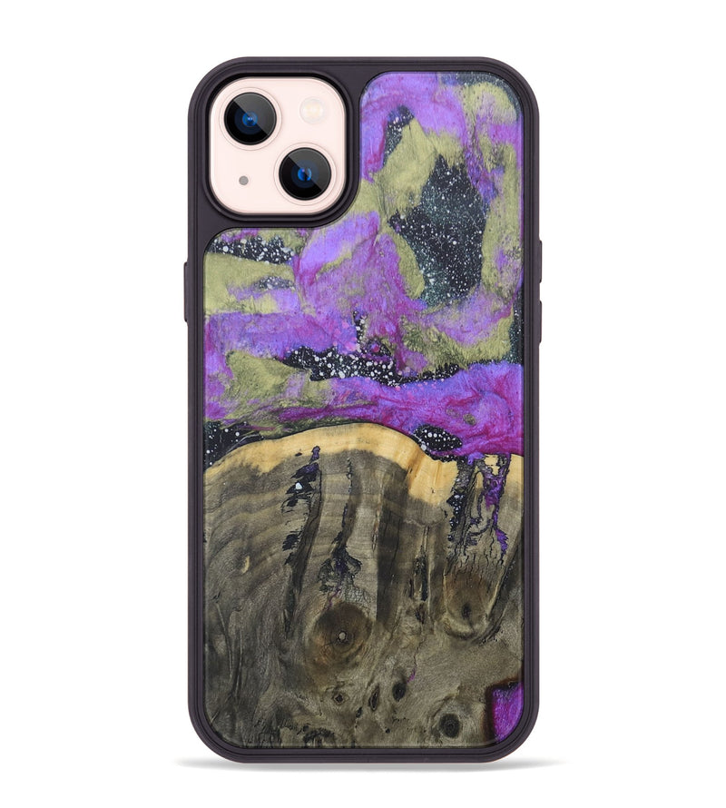 iPhone 14 Plus Wood+Resin Phone Case - Jennifer (Cosmos, 685985)