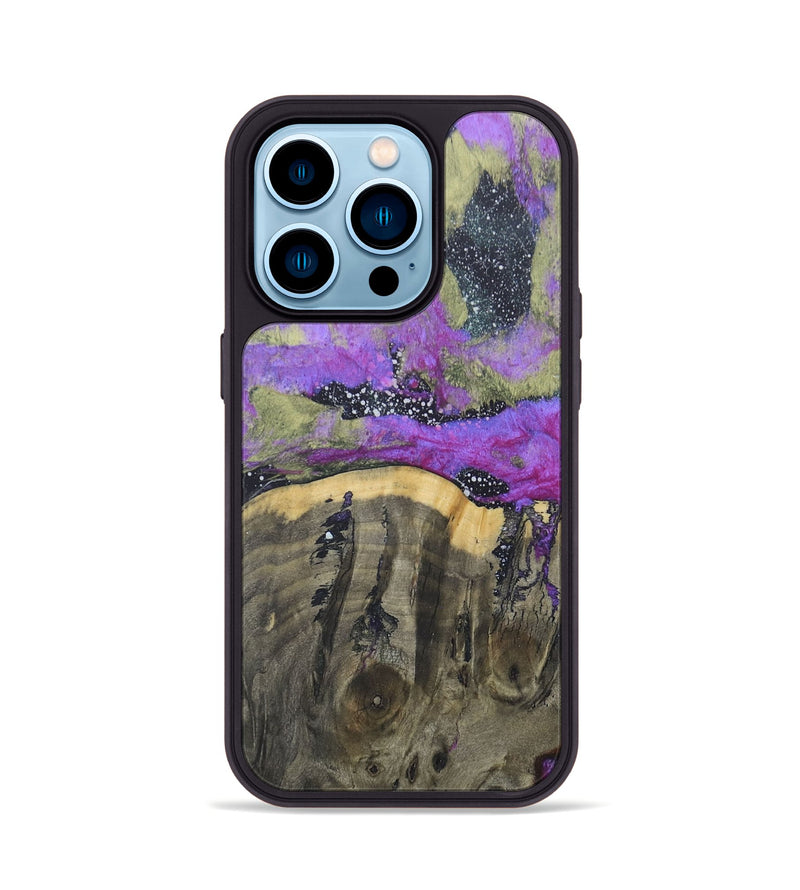 iPhone 14 Pro Wood+Resin Phone Case - Jennifer (Cosmos, 685985)