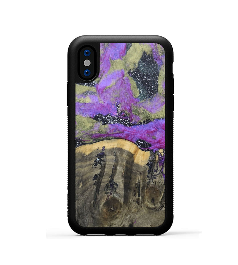 iPhone Xs Wood+Resin Phone Case - Jennifer (Cosmos, 685985)