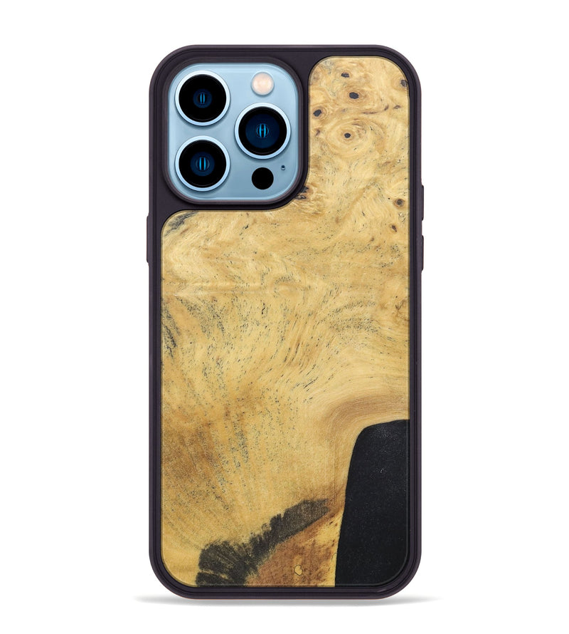 iPhone 14 Pro Max Wood+Resin Phone Case - Jake (Wood Burl, 686046)