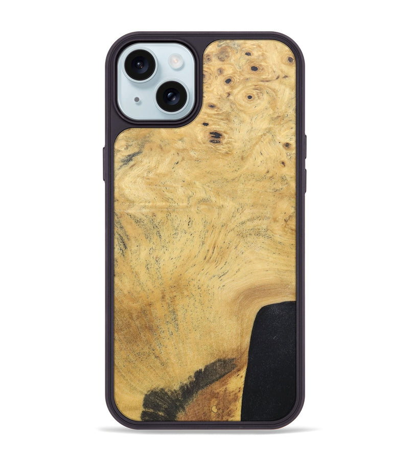 iPhone 15 Plus Wood+Resin Phone Case - Jake (Wood Burl, 686046)