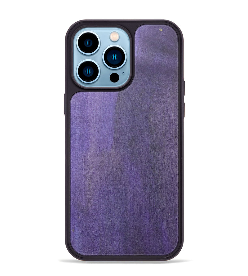 iPhone 14 Pro Max Wood+Resin Phone Case - Virginia (Wood Burl, 686055)