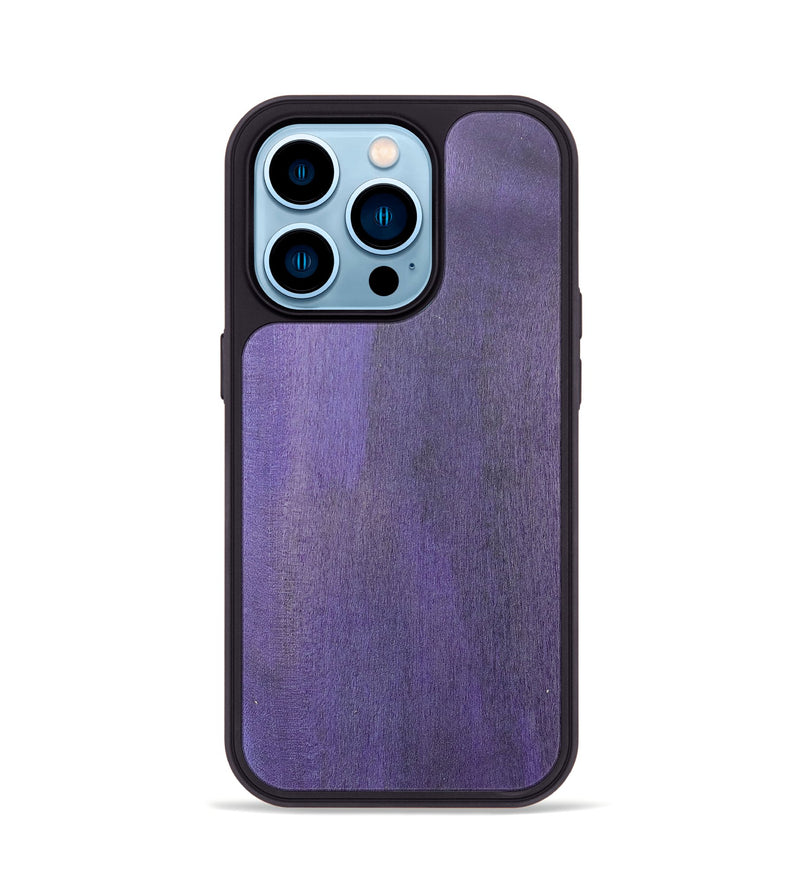 iPhone 14 Pro Wood+Resin Phone Case - Virginia (Wood Burl, 686055)
