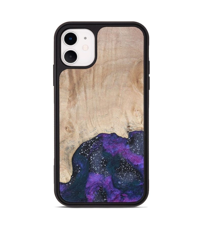 iPhone 11 Wood+Resin Phone Case - Penelope (Cosmos, 686064)
