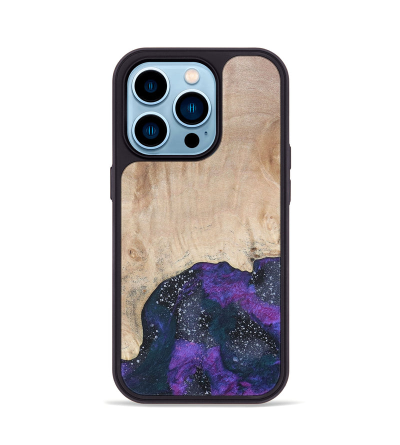 iPhone 14 Pro Wood+Resin Phone Case - Penelope (Cosmos, 686064)