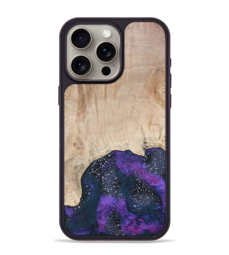 iPhone 15 Pro Max Wood+Resin Phone Case - Penelope (Cosmos, 686064)
