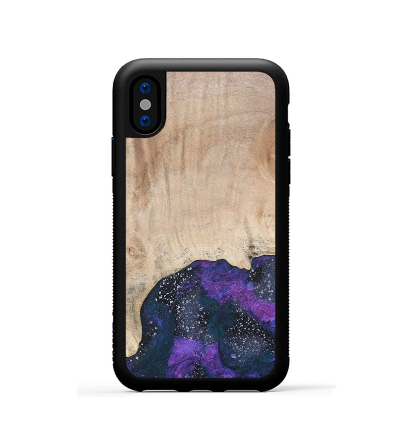iPhone Xs Wood+Resin Phone Case - Penelope (Cosmos, 686064)