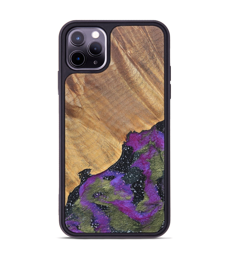 iPhone 11 Pro Max Wood+Resin Phone Case - Tammy (Cosmos, 686069)
