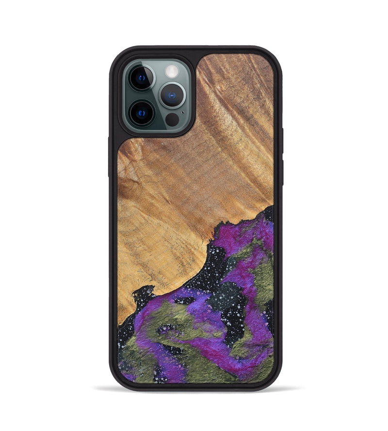 iPhone 12 Pro Wood+Resin Phone Case - Tammy (Cosmos, 686069)