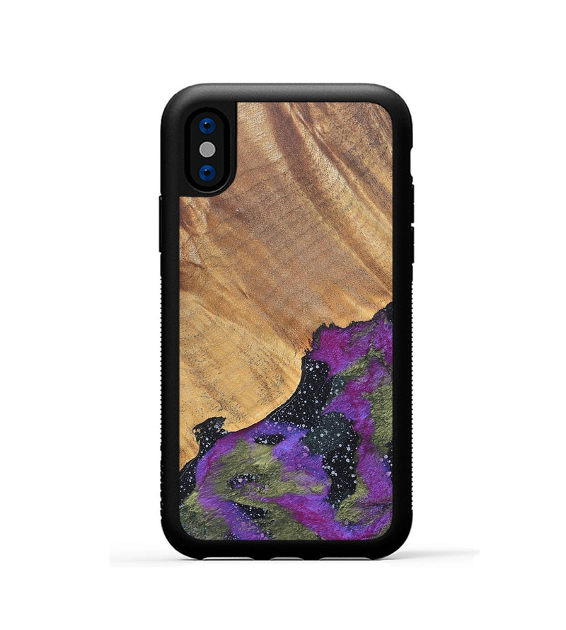 iPhone Xs Wood+Resin Phone Case - Tammy (Cosmos, 686069)