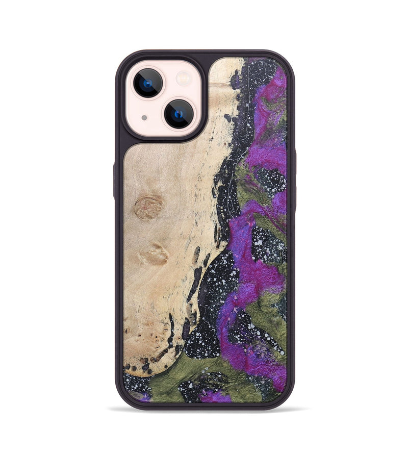 iPhone 14 Wood+Resin Phone Case - Moises (Cosmos, 686071)