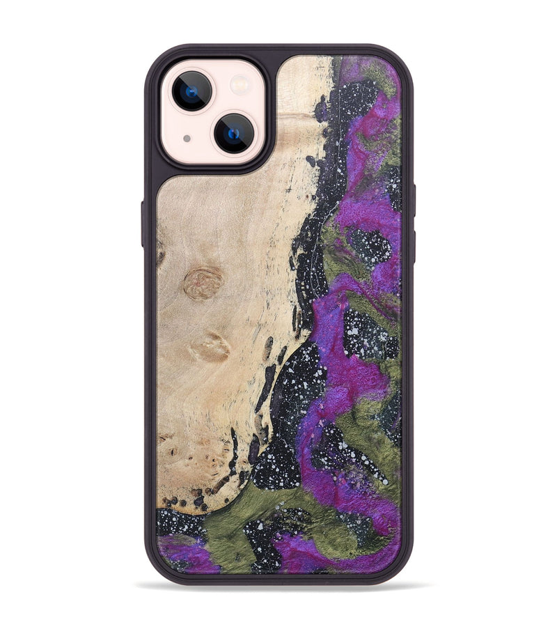 iPhone 14 Plus Wood+Resin Phone Case - Moises (Cosmos, 686071)