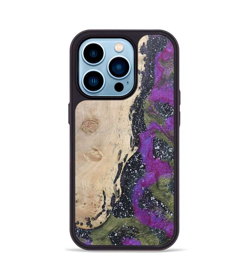 iPhone 14 Pro Wood+Resin Phone Case - Moises (Cosmos, 686071)