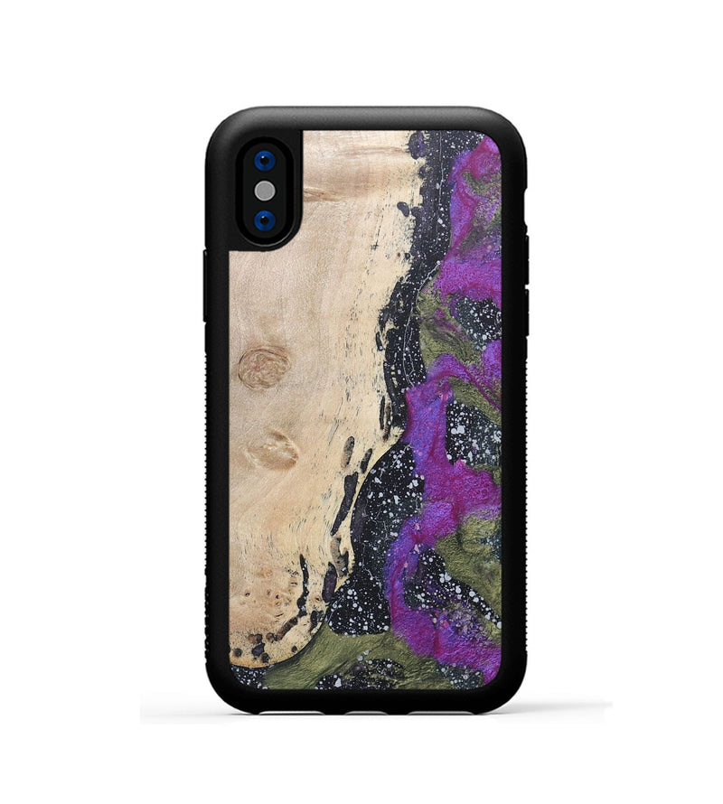 iPhone Xs Wood+Resin Phone Case - Moises (Cosmos, 686071)