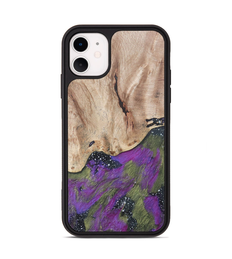 iPhone 11 Wood+Resin Phone Case - Kendrick (Cosmos, 686073)