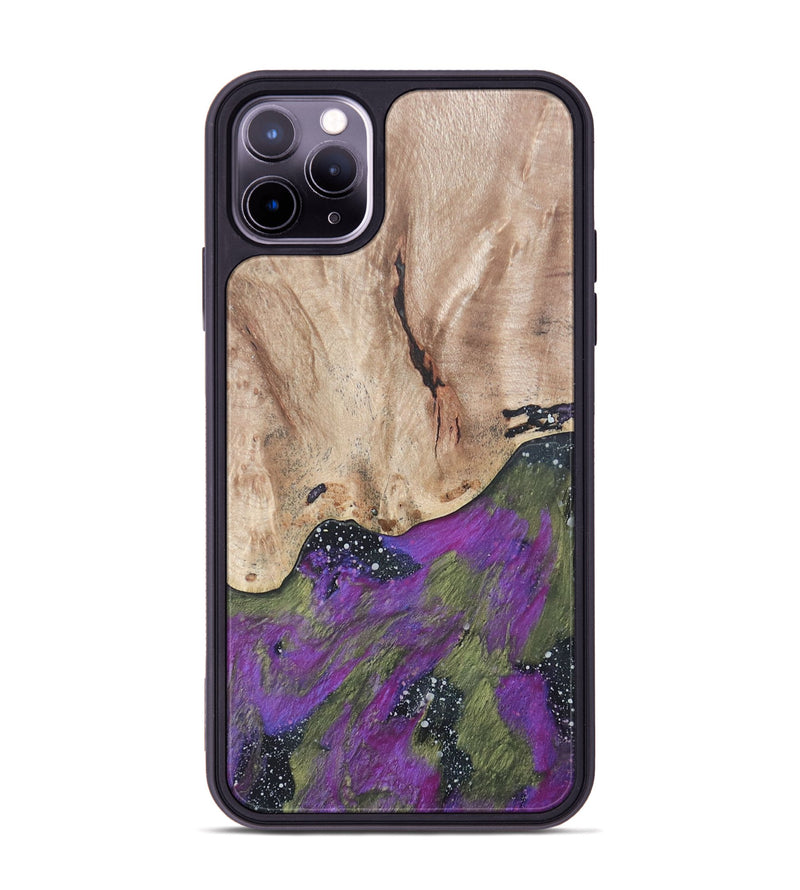 iPhone 11 Pro Max Wood+Resin Phone Case - Kendrick (Cosmos, 686073)