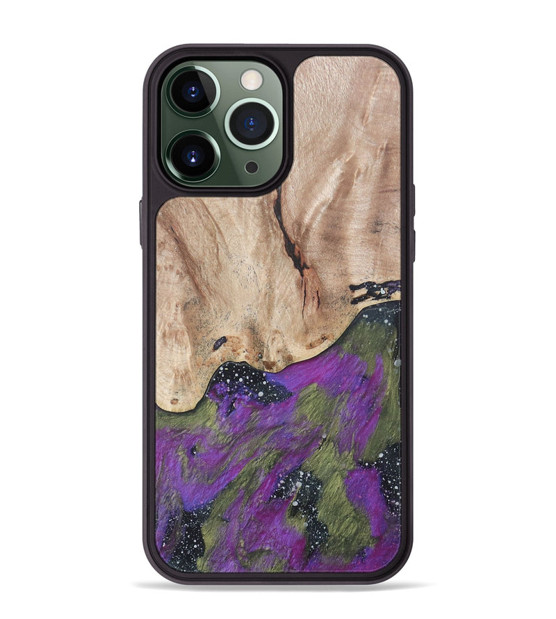 iPhone 13 Pro Max Wood+Resin Phone Case - Kendrick (Cosmos, 686073)