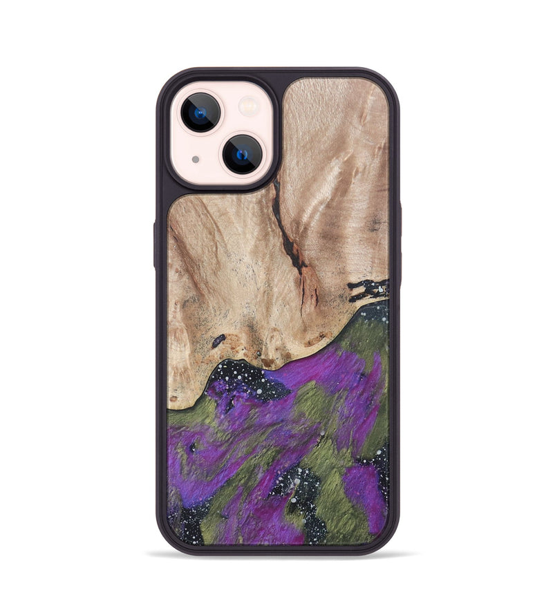 iPhone 14 Wood+Resin Phone Case - Kendrick (Cosmos, 686073)