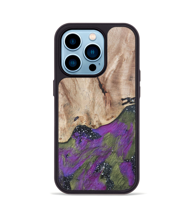 iPhone 14 Pro Wood+Resin Phone Case - Kendrick (Cosmos, 686073)