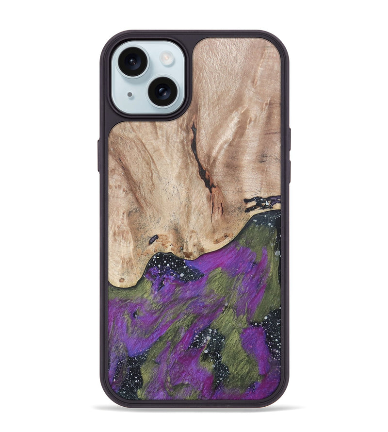 iPhone 15 Plus Wood+Resin Phone Case - Kendrick (Cosmos, 686073)