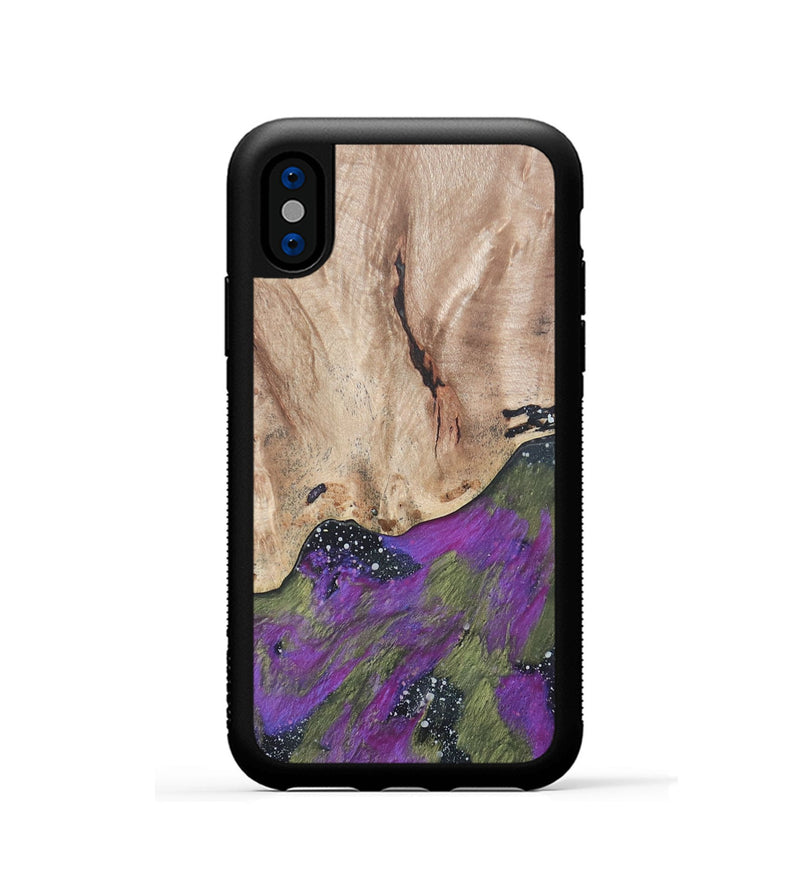 iPhone Xs Wood+Resin Phone Case - Kendrick (Cosmos, 686073)
