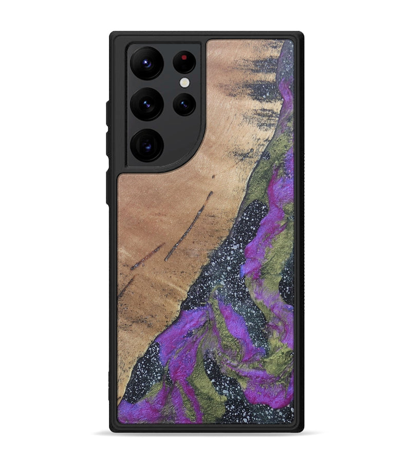 Galaxy S22 Ultra Wood+Resin Phone Case - Isaac (Cosmos, 686076)