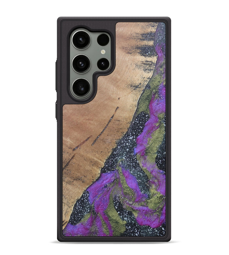 Galaxy S24 Ultra Wood+Resin Phone Case - Isaac (Cosmos, 686076)