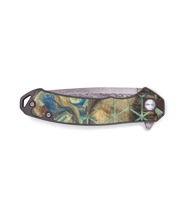 EDC Wood+Resin Pocket Knife - Carrie (Pattern, 686167)