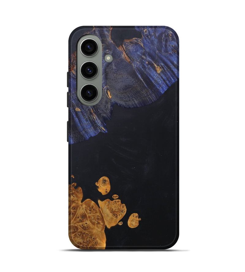 Galaxy S24 Wood+Resin Live Edge Phone Case - Gianna (Pure Black, 686330)