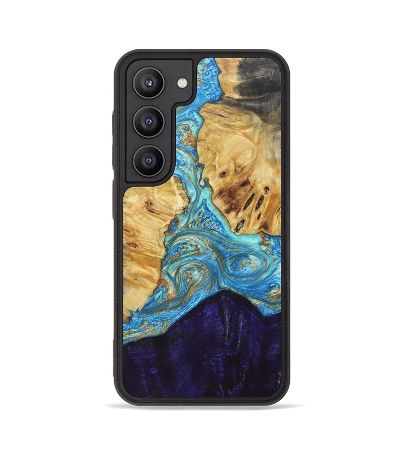 Galaxy S23 Wood+Resin Phone Case - Brad (Mosaic, 686499)