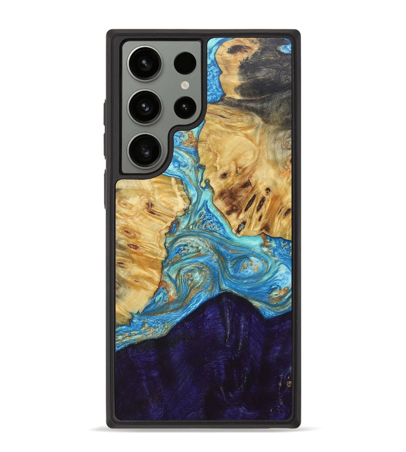 Galaxy S23 Ultra Wood+Resin Phone Case - Brad (Mosaic, 686499)