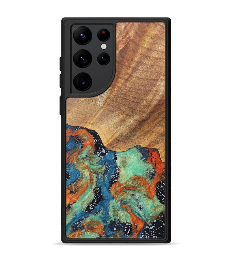 Galaxy S22 Ultra Wood+Resin Phone Case - Kamila (Cosmos, 686607)