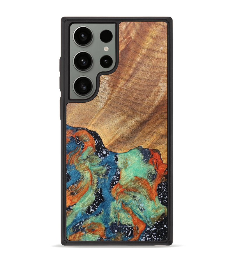 Galaxy S23 Ultra Wood+Resin Phone Case - Kamila (Cosmos, 686607)