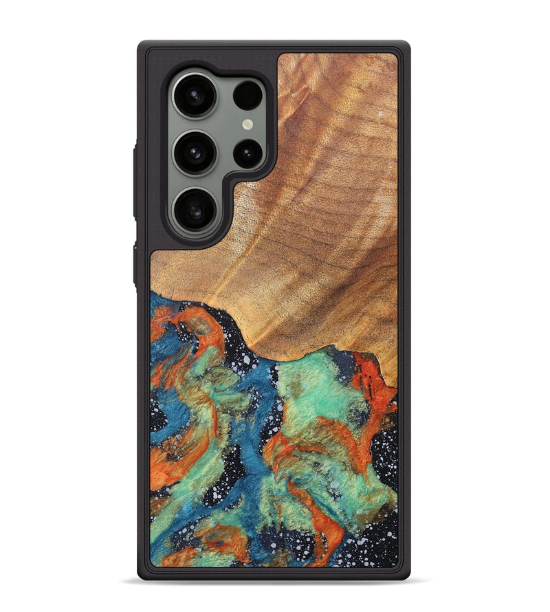 Galaxy S24 Ultra Wood+Resin Phone Case - Kamila (Cosmos, 686607)