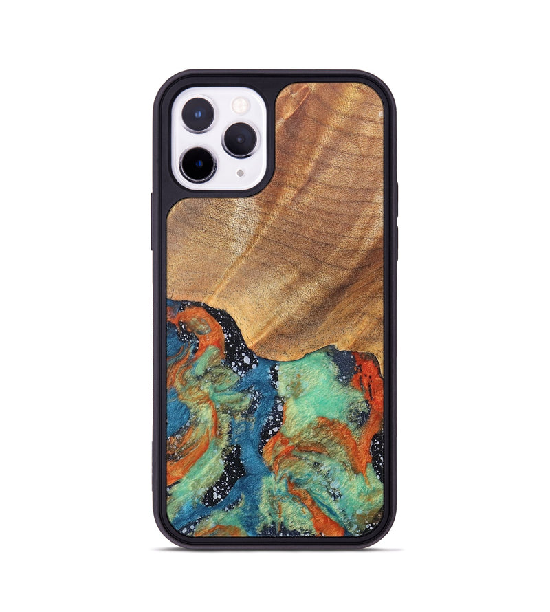 iPhone 11 Pro Wood+Resin Phone Case - Kamila (Cosmos, 686607)