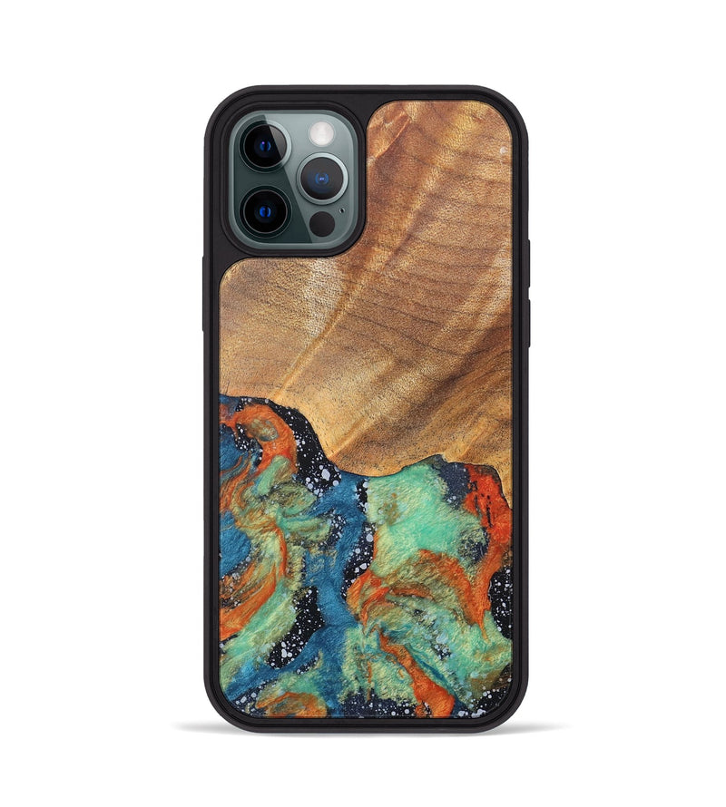 iPhone 12 Pro Wood+Resin Phone Case - Kamila (Cosmos, 686607)