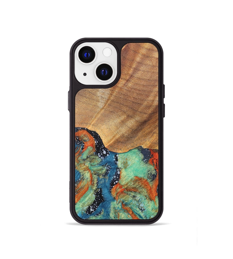 iPhone 13 mini Wood+Resin Phone Case - Kamila (Cosmos, 686607)
