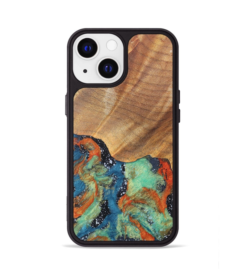 iPhone 13 Wood+Resin Phone Case - Kamila (Cosmos, 686607)