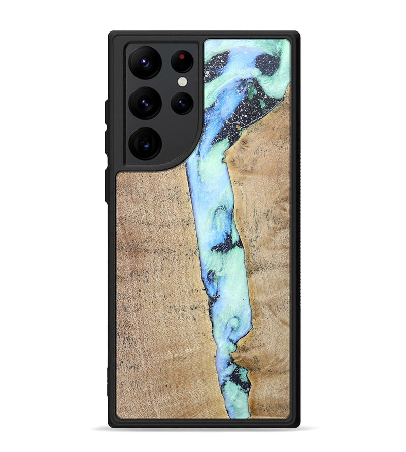 Galaxy S22 Ultra Wood+Resin Phone Case - Jeff (Cosmos, 686611)
