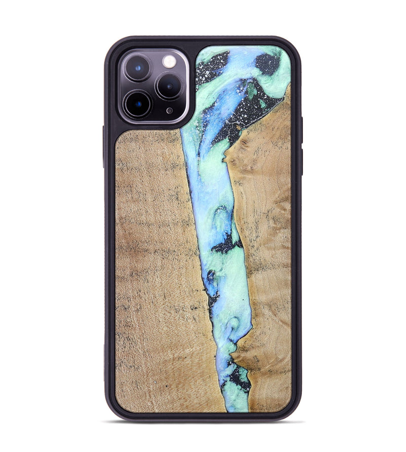 iPhone 11 Pro Max Wood+Resin Phone Case - Jeff (Cosmos, 686611)