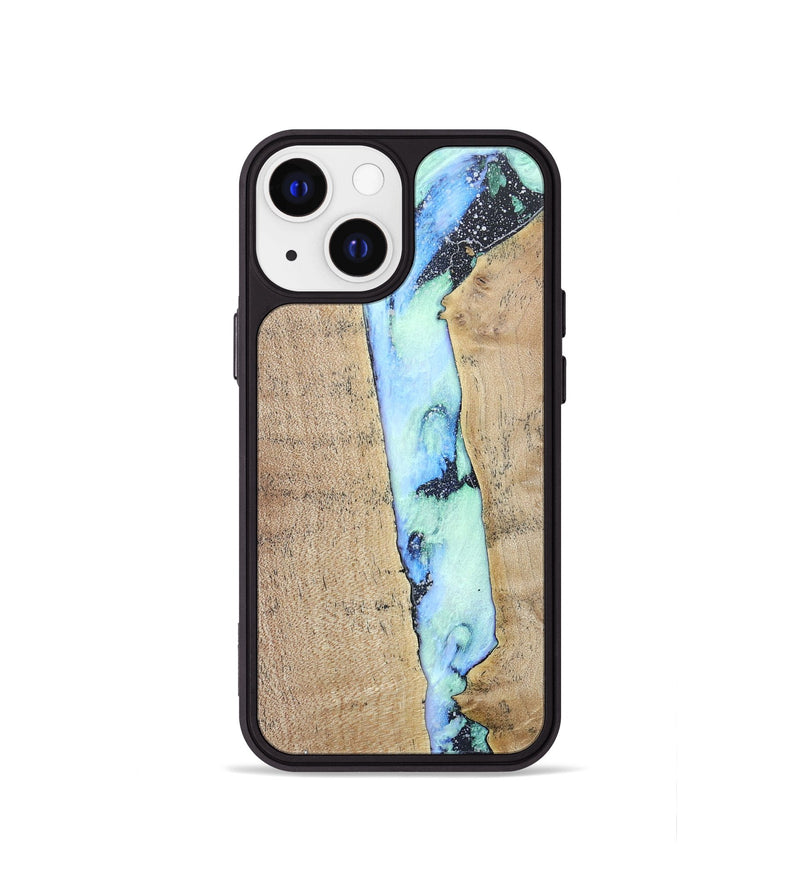 iPhone 13 mini Wood+Resin Phone Case - Jeff (Cosmos, 686611)