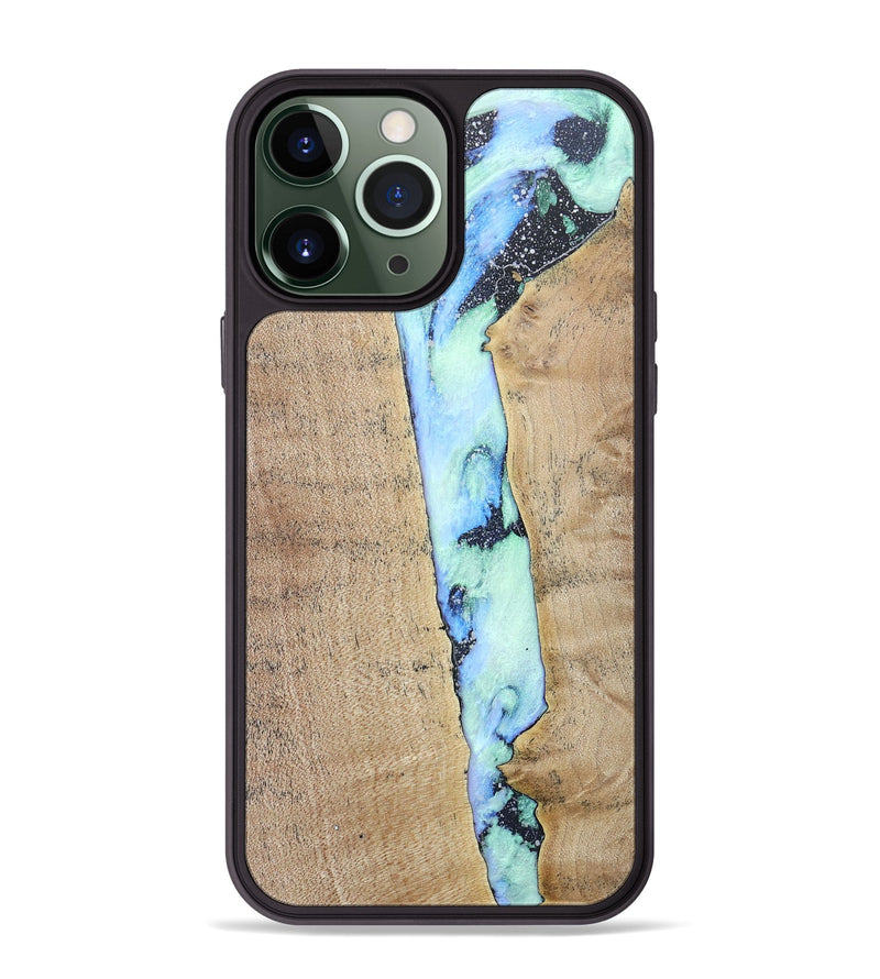 iPhone 13 Pro Max Wood+Resin Phone Case - Jeff (Cosmos, 686611)