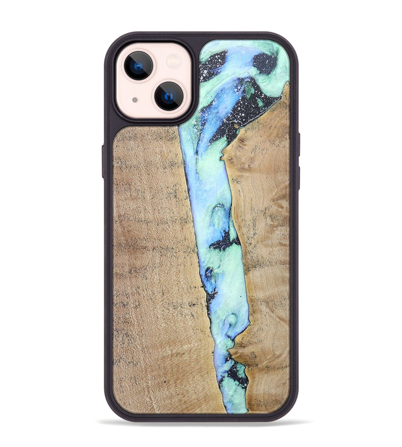 iPhone 14 Plus Wood+Resin Phone Case - Jeff (Cosmos, 686611)
