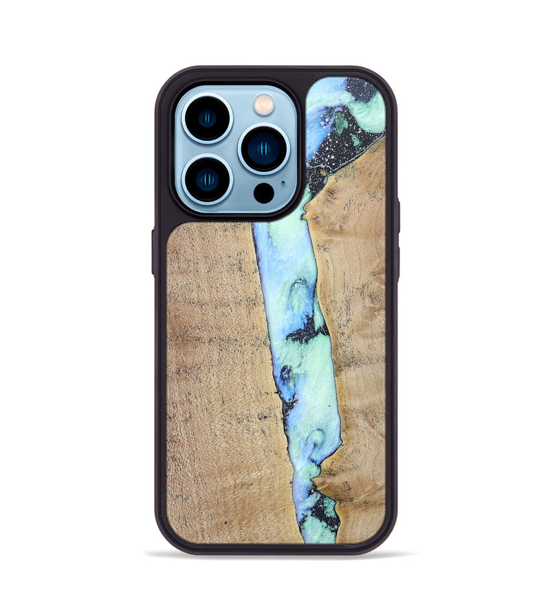 iPhone 14 Pro Wood+Resin Phone Case - Jeff (Cosmos, 686611)