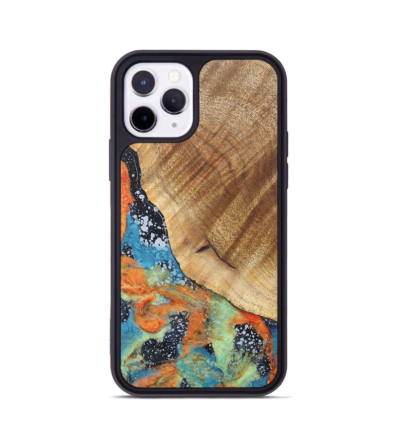 iPhone 11 Pro Wood+Resin Phone Case - Vera (Cosmos, 686624)