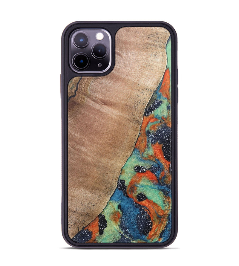 iPhone 11 Pro Max Wood+Resin Phone Case - Camden (Cosmos, 686751)