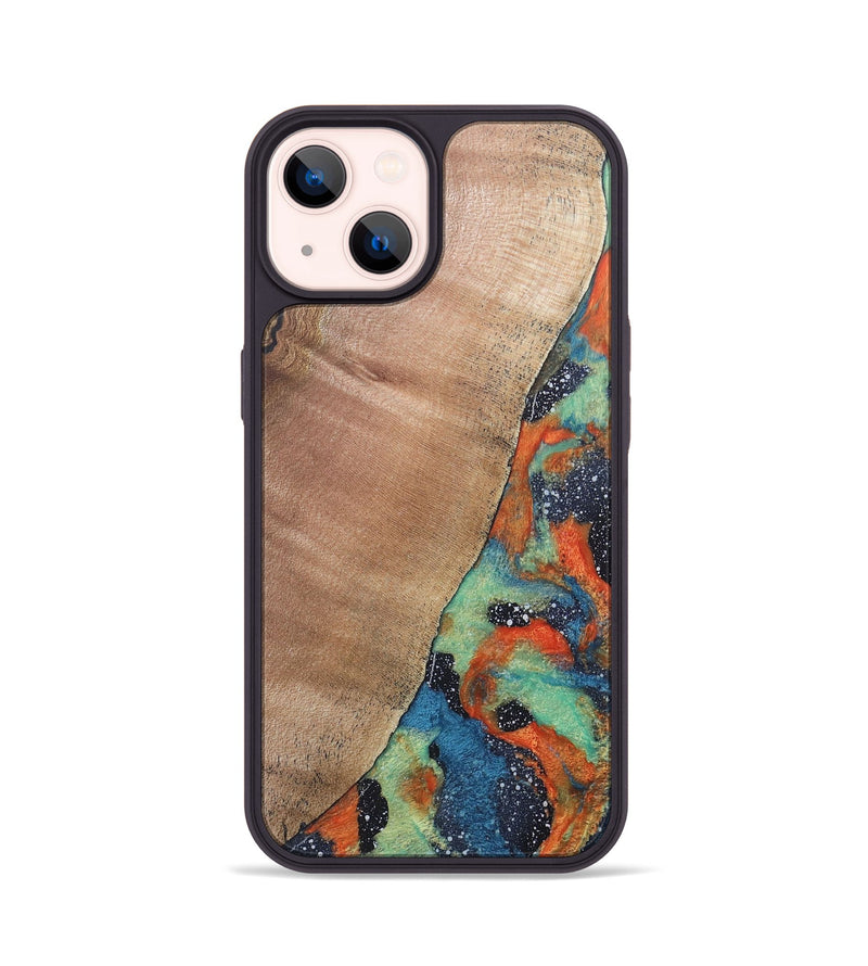 iPhone 14 Wood+Resin Phone Case - Camden (Cosmos, 686751)
