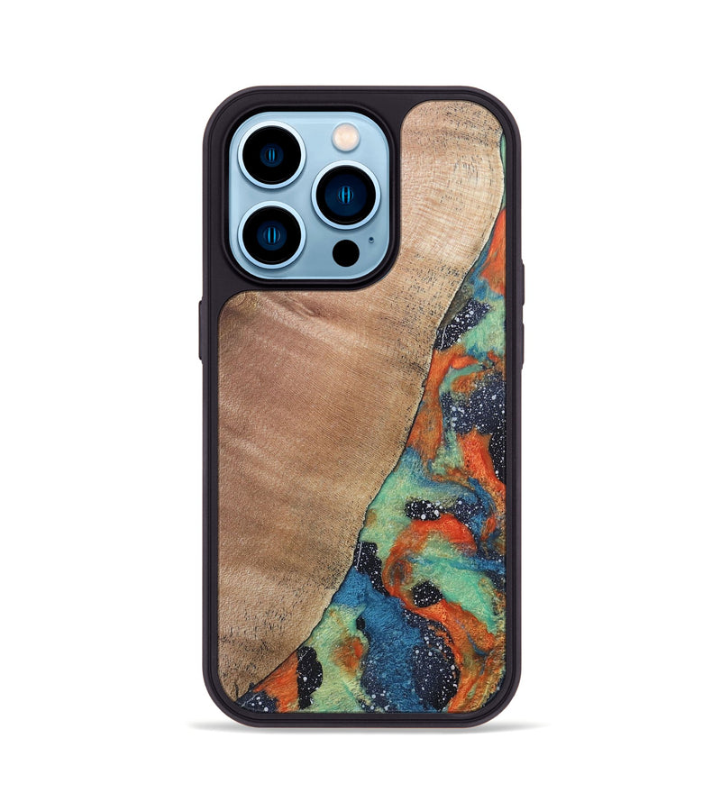 iPhone 14 Pro Wood+Resin Phone Case - Camden (Cosmos, 686751)